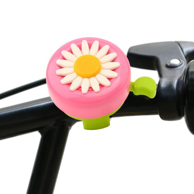 Paliston Kid's Bike Bell, Bicycle Bell for Girls, Bike Horn, Toddler Bike Bells (Pink & Purple)