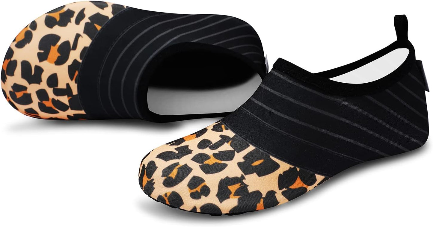VIFUUR Aqua Yoga Shoes - Barefoot Quick-Dry Water Sports Socks for Men & Women | Slip-On Design