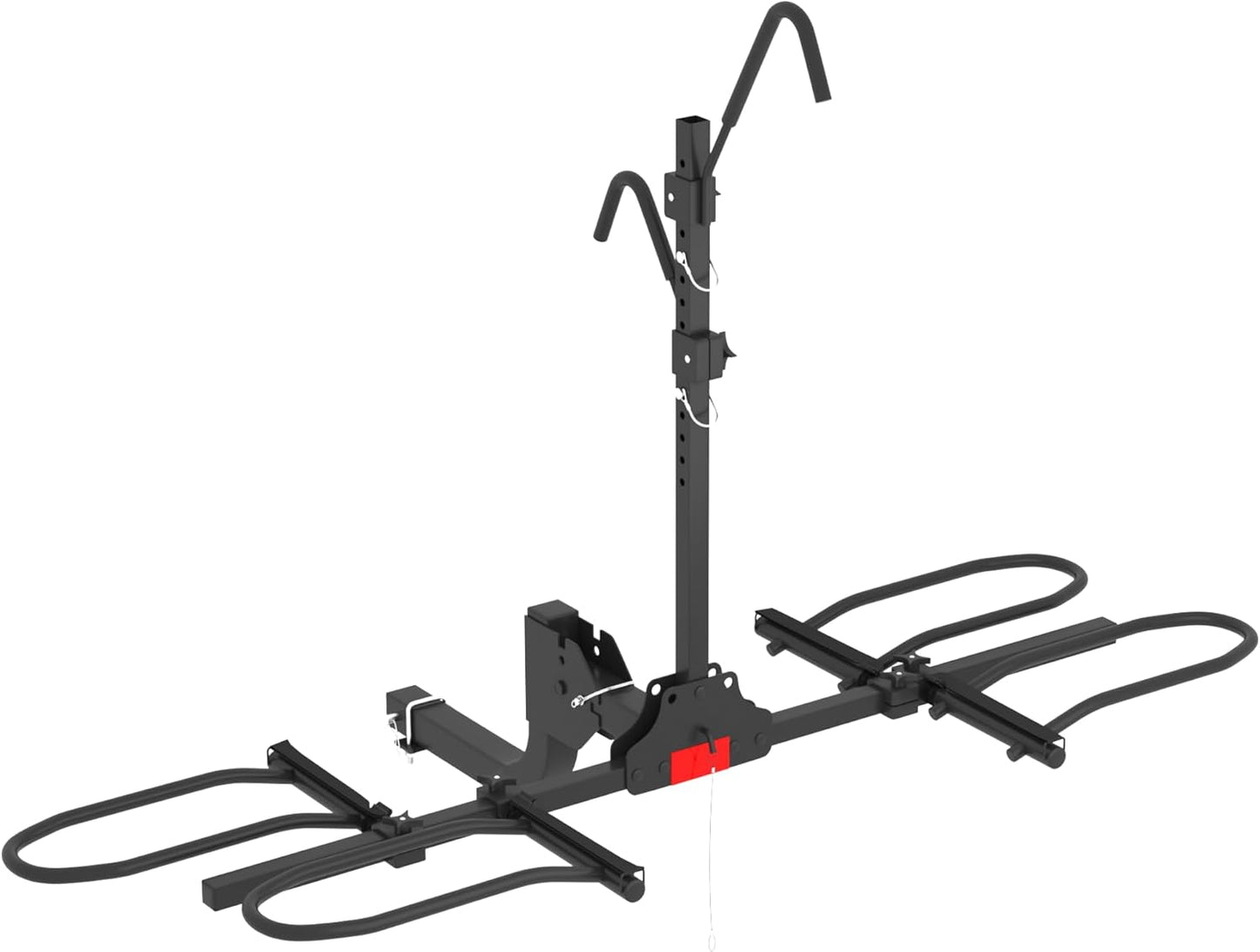 Skiennix Hitch Bike Rack - Wobble-Free Smart Tilting Design | 2-Bike Capacity, 200 lbs, Fits Standard & Fat Tire E-Bikes