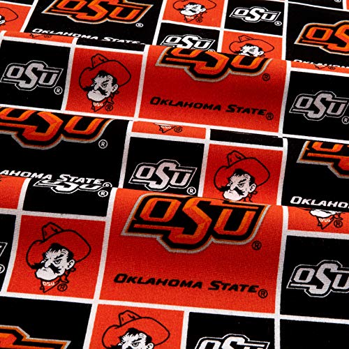 Oklahoma State Cowboys Cotton Broadcloth Fabric by the Yard