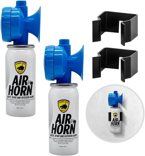 Guard Dog Security Air Horn - Loud Handheld Mini Horn for Safety | 1-Mile Sound Blast, 1.4 oz