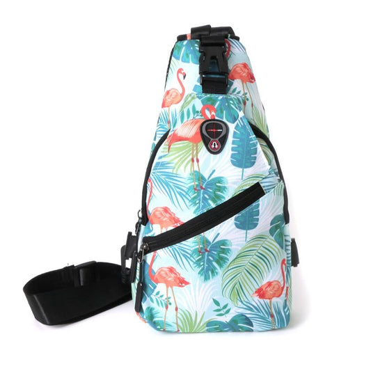WESTEND Black Crossbody Sling Bag with Adjustable Strap for Traveling, Hiking, Daypack for Men and Women