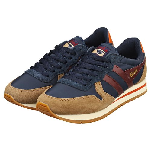 Gola Men's Daytona Chute Navy/Tobacco/Burgundy 9 M