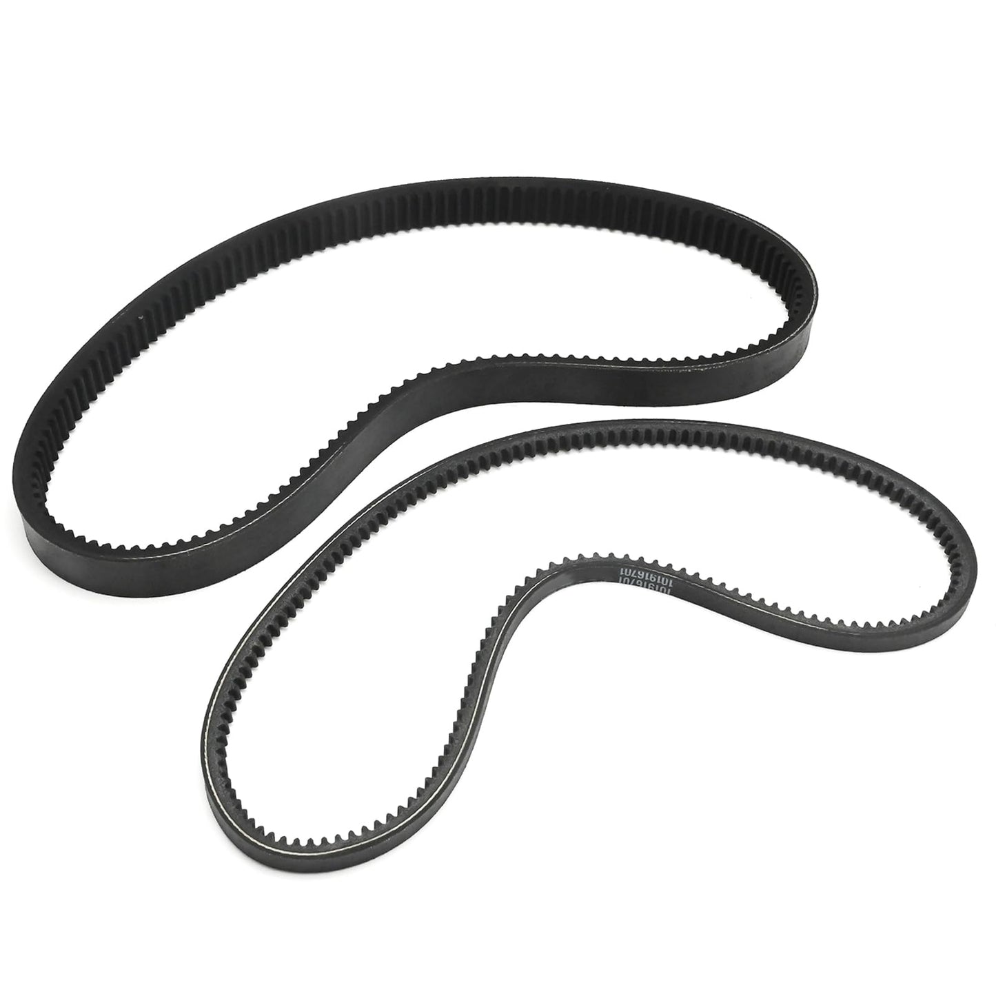 Saihisday 2Pcs 101916701 Clutch Drive Belt and Starter Generator Belt Kit, Replacement for Club Car DS 1997-up Precedent Gas Golf Cart 2004-up, Replaces 1016203