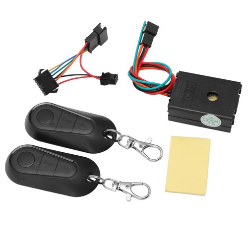 Electric Scooter Anti Theft Device, Remote Control 36‑72V Metal Universal Multifunction ElectricAlarm System for Electric