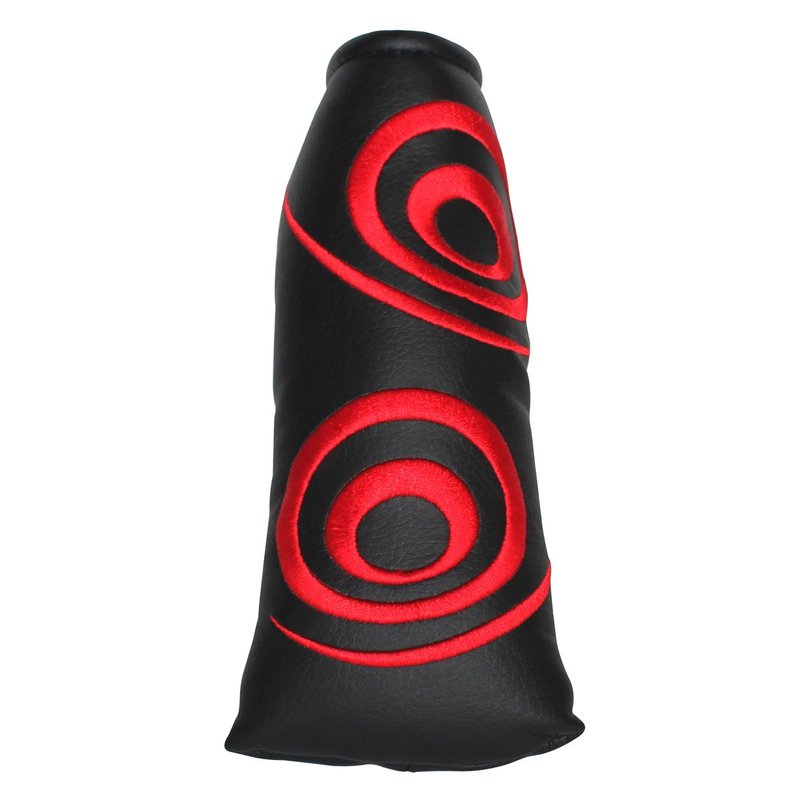 CRAFTSMAN GOLF Red Swirl Black Putter Cover Headcover for Scotty Cameron Ping Blade Magnetic Closure