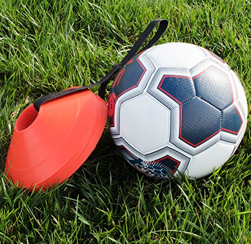 Agility Training Cones - 20 Pack for Soccer, Basketball & Football