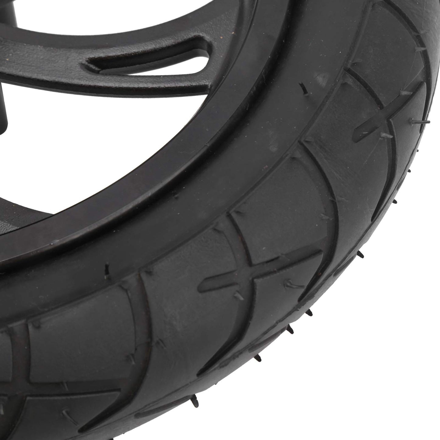 12in Electric Scooter Wheel, Scooter Tire with Wheel Hub Rubber Tyre Replacement 12 1/2X2 1/4