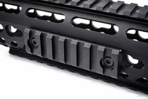 GOTICAL Keymod Picatinny/Weaver Rail System - 7 Slots HandGuard Mount | Black Matte - Set of 2