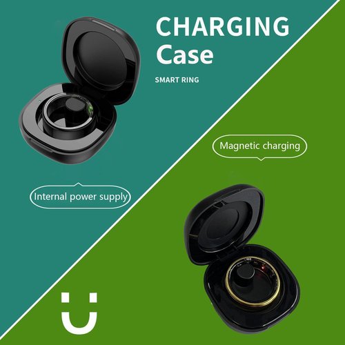 Compatible for Herz P1 Smart Ring Rapid Charging Case, Magnetic Smart Ring Charging Case Charging Box Small Portable Charger for Smart Rings(Magnetic Case. Not Wireless Charging!)