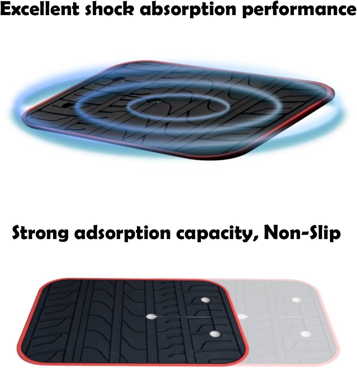 Skiennix Car Scratch Protector - Anti-Scratch Non-Slip Silicone Pads | 8-Pack for Trunk Bike Racks