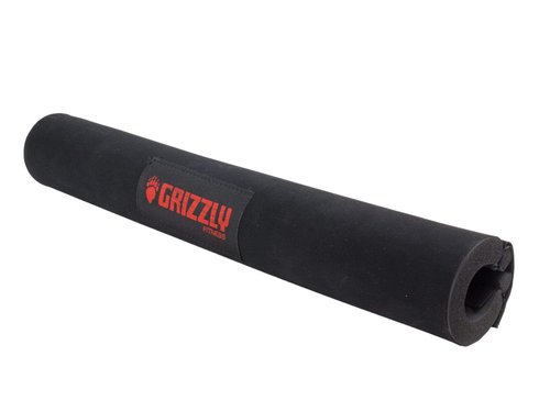 Grizzly Fitness 15" Premium Bar Pad for Weight Lifting (One Size) , Black