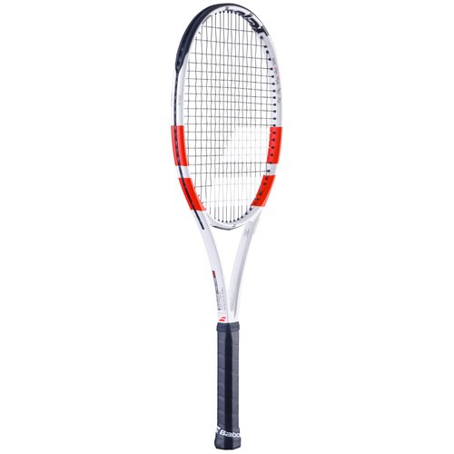 Babolat Pure Strike 98 18x20 Tennis Racquet (4th Gen) - Strung with 16g White Syn Gut at Mid-Range Tension (4 3/8" Grip)