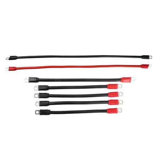 X AUTOHAUX 1 Set Golf Cart Battery Cable for EZGO TXT 1994-Up Battery Wire Kits fits 36V & 48V Battery