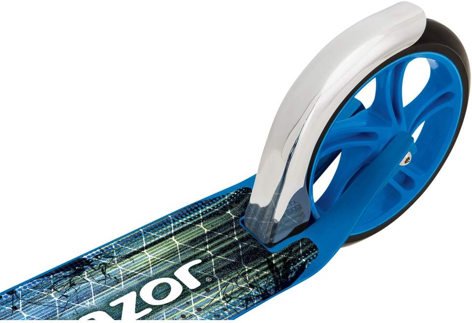 Razor A5 Lux Kick Scooter - Foldable Design, Adjustable Handlebars, Large 8" Wheels | Supports Riders Up to 220 lbs