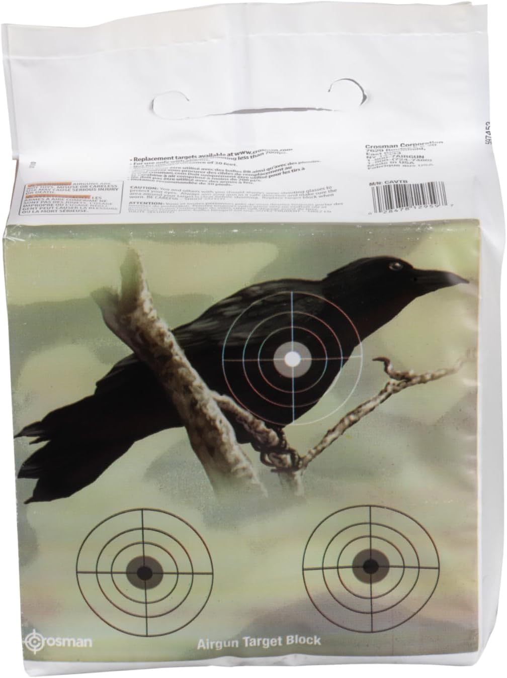 Crosman CSLT Metal Spinning Target - Durable Design for Outdoor Shooting | Black Finish