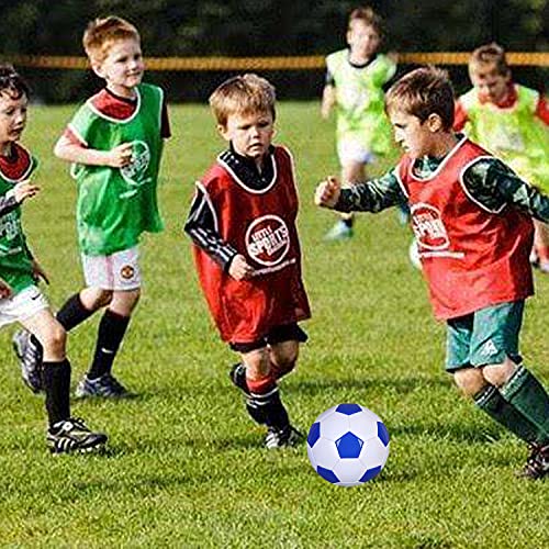 Soccer Ball Size 2,3,4,5 White Blue Outdoor and Indoor School Sports