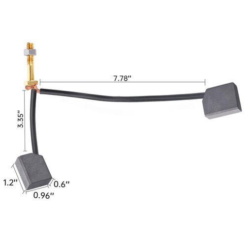 10L0L Golf Cart ADC Motor Brushes Kit for Club Car & EZGO TXT 1997-2009 Golf Cart Parts with Brushes OEM 73120-G25 102186201 and Repair Kit OEM 102187101 for Electric and Fuel