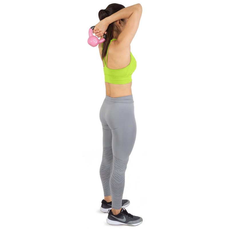 ProsourceFit Vinyl Coated Cast Iron Kettlebells for Full Body Fitness Workouts