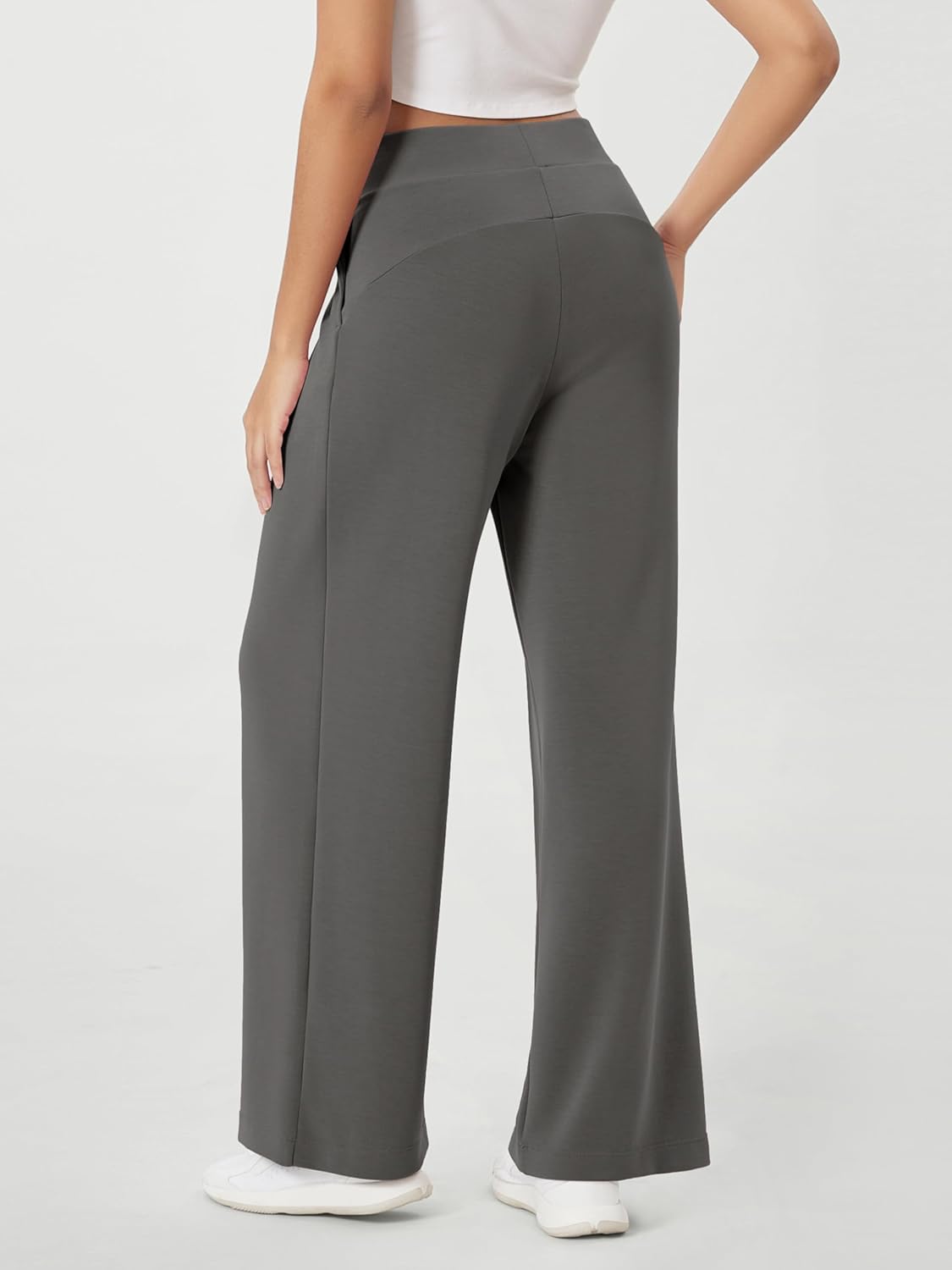 ODODOS Modal Soft Wide Leg Pants - High Waist Casual Relaxed Fit with Pockets | Available in 27/29/31 Inseam
