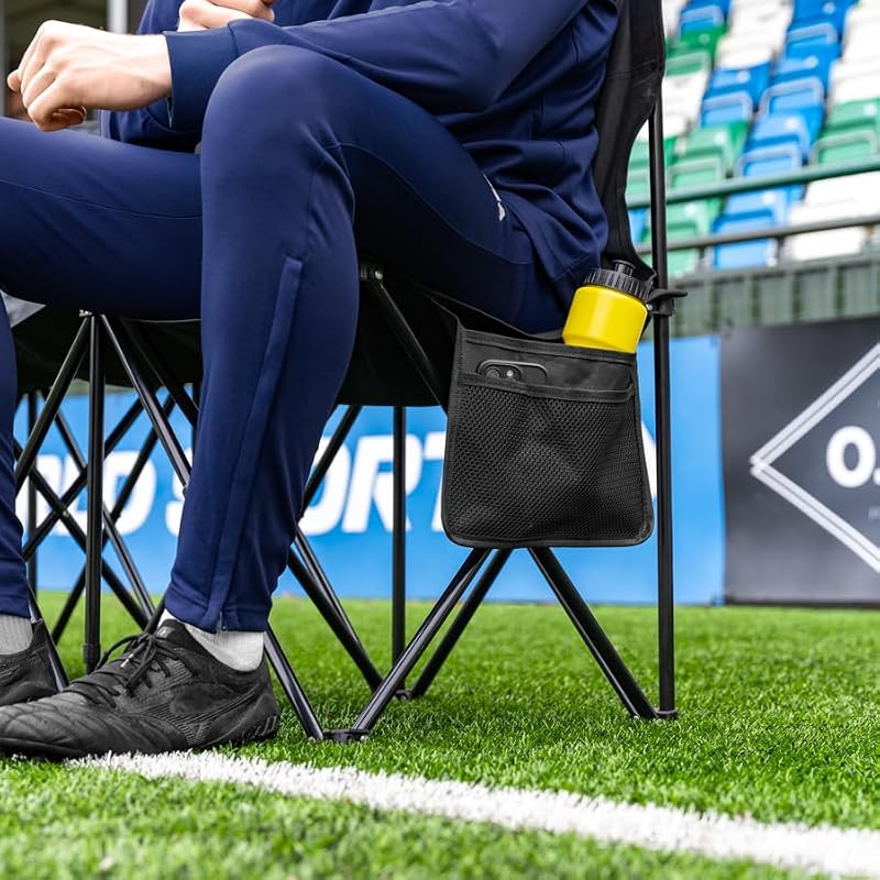 10-Seater Portable Team Bench - Heavy Duty Steel Frame with Carry Bag