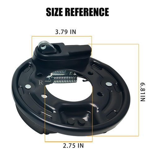 LOSTAR Golf Cart Brake Assembly Kit for Club Car, Driver Side & Passenger Side Rear Brake Cluster Compatible with 1995-Up DS Precedent and 2018-Up Tempo，OE#103380202/101823301
