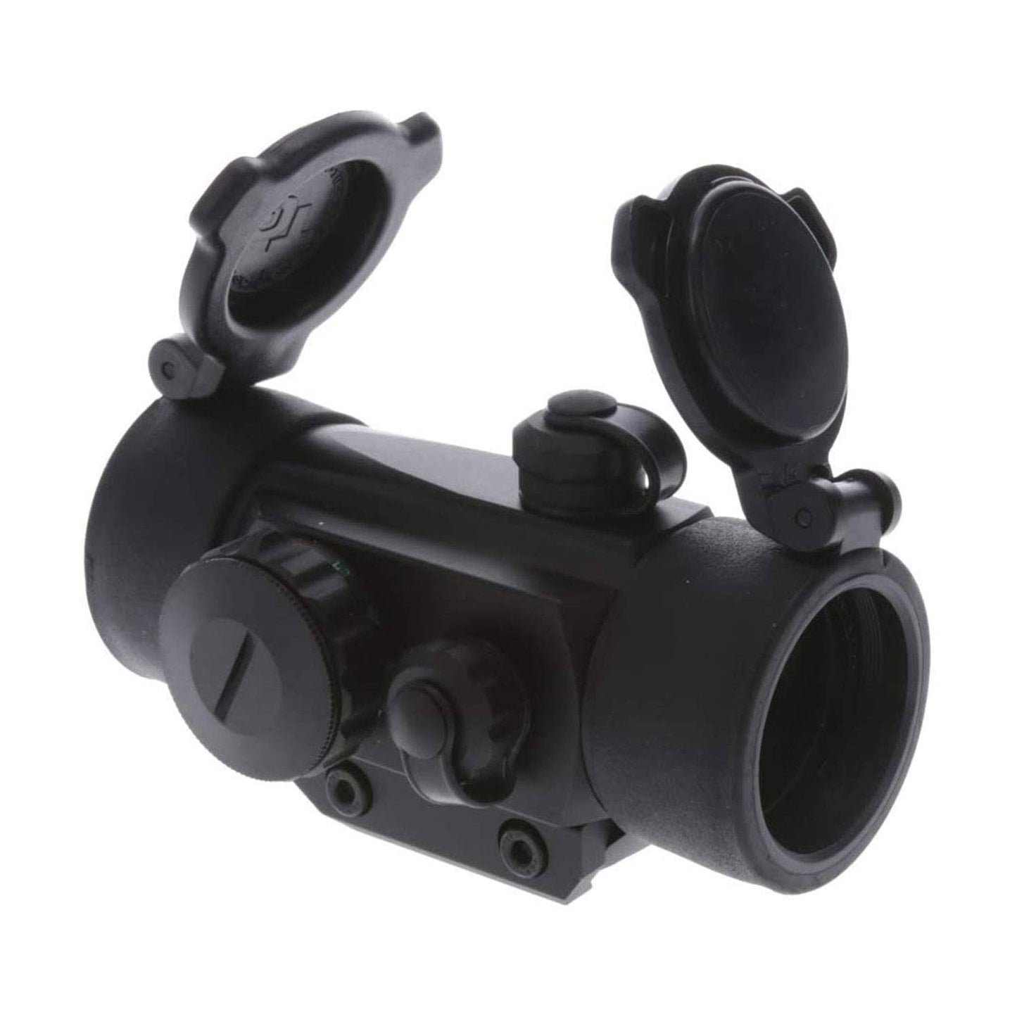 TRUGLO Dual-Color 1x30mm 5-MOA Hunting Durable Lightweight Waterproof Fogproof Shock Resistant Adjustable Aluminum Red / Green Dot Sight Flip-Up Lens Caps Included