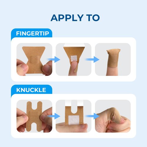 Conkote High Elasticity Bandages - Latex-Free Finger & Knuckle Protection | 50 Count Variety Pack