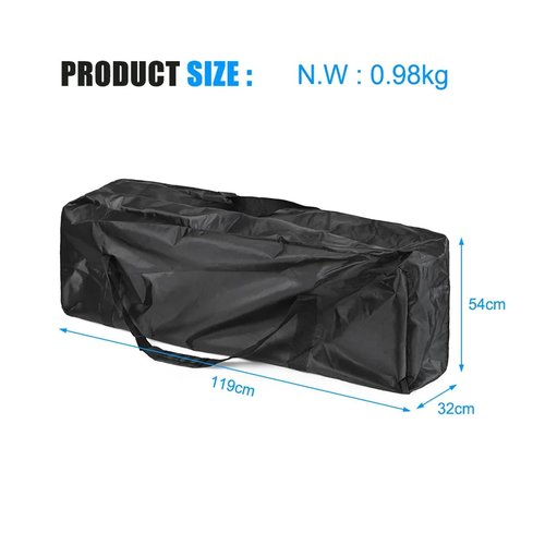 Electric Scooter Bag Storage Heavy Duty 840D Electric Scooter Carrying Bag with Double Open Waterproof Zipper Universal Scooter Accessories for Mijia M365 M365 Pro Xiaomi Segway Max G30 F Series