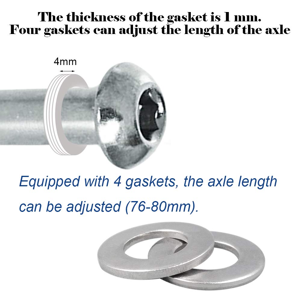 M8 Screws for 2-3-4-Wheel Kid Scoote Replacement Micro Mini Foldable Kick Scooter Kids Scooters Axles Repair (51)