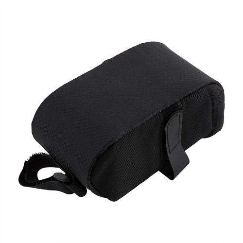 Cycling Frame Cell Phone Bag,Saddle Cycling Seat Bag Tail Pouch Package Under-seat Storage Bag Rack Mountain Road Pack Double Pouch Mount Phone Bags for Smartphone(Black)