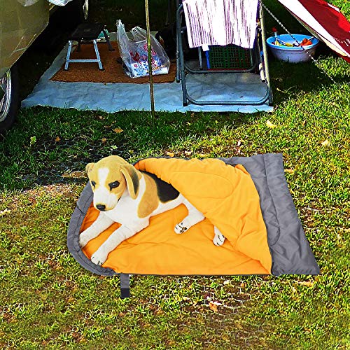 Dog Sleeping Bag Waterproof Warm Packable Bed with Storage for Indoor