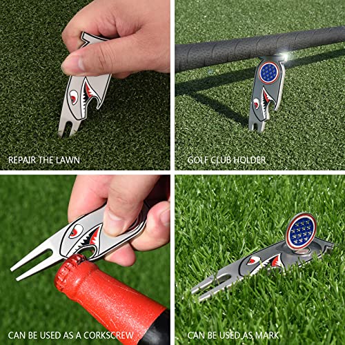Craftsman Golf Shark Cool 4-in-1 Divot Repair Tool - Bottle Opener