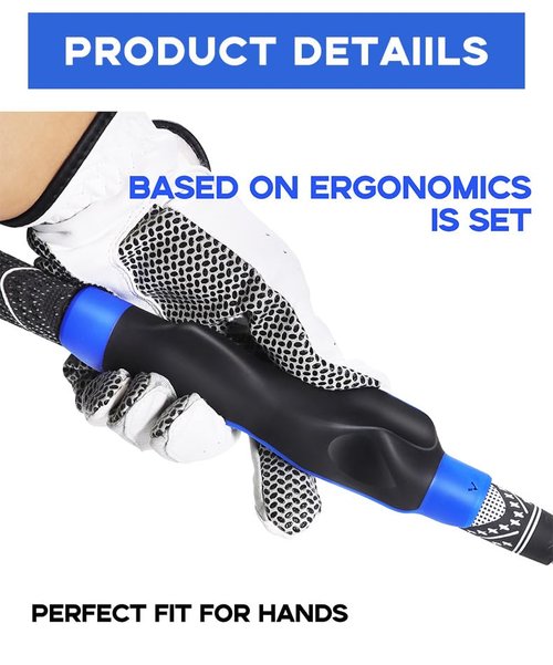 BENTUGO Golf Grip Trainer Hand Placement & Muscle Memory Trainer for Improved Swing, Accuracy, & Control. Durable Trainer for All Skill Levels Right-Handed
