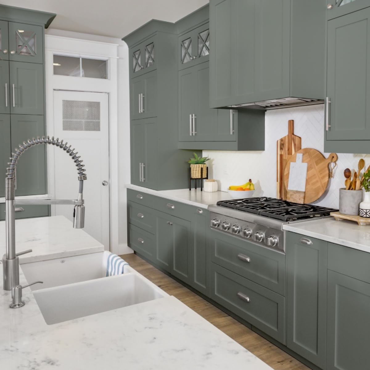 Oxford Blue Cabinet Makeover Kit - 7-Piece DIY Set for Regal Navy Finish