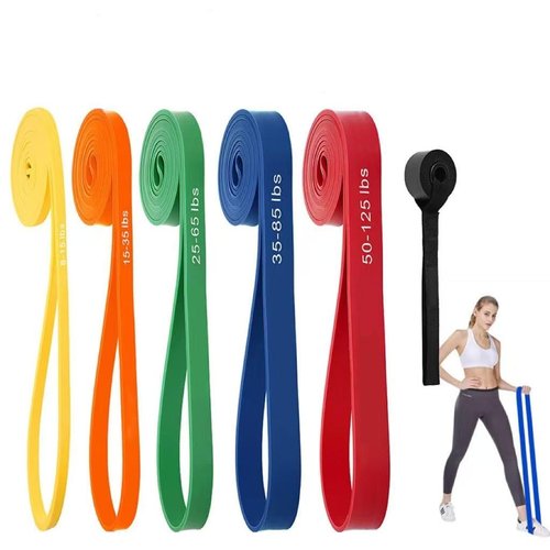 Pull Up Assist Bands Set - Heavy Duty Resistance Bands for Men & Women, Exercise Bands for Body Stretching, Physical Therapy, Muscle Training, Chin Up Assistance, Home Gym Workout