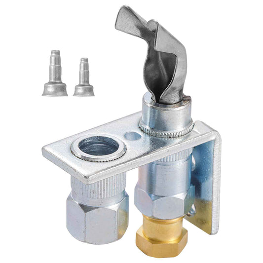 Tigbear Q314A4586 Pilot Burner Flame Head, Natural Gas and Propane Pilot Burner Assembly, Standing Pilot Burner with Orifice Compatible with Honeywell TRC Q314A-CSC