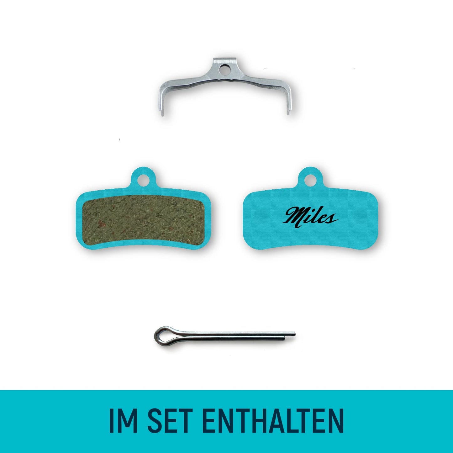 Miles Racing - Disc Brake Pads - Semi Metallic - Shimano XT BR-M8020, XT BR-M8120, XTR BR-M9120 (MI-MET-25)
