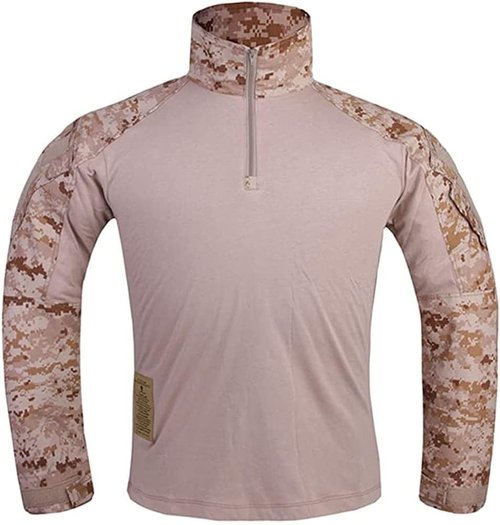 EMERSONGEAR Men's Tactical Shirt - Gen3 Quick Dry Long Sleeve Combat BDU Top for Airsoft & Paintball