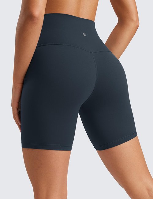 CRZ YOGA Biker Shorts - ButterLuxe High-Waisted Spandex for Yoga & Running | 6" Length