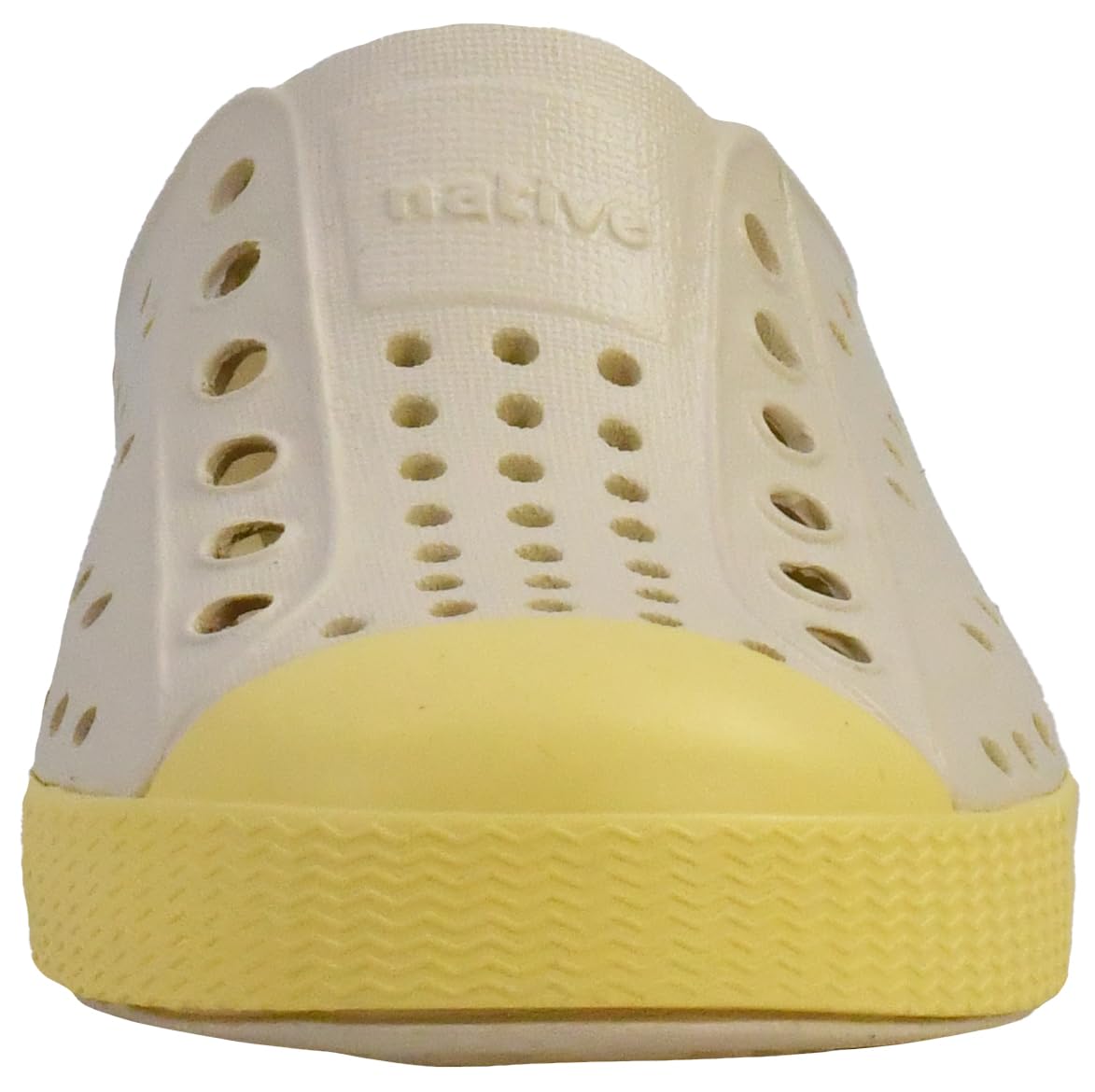 Native Shoes Unisex-Kids Jefferson Sneakers, Bone White/Gone Bananas Yellow, 5 Toddler