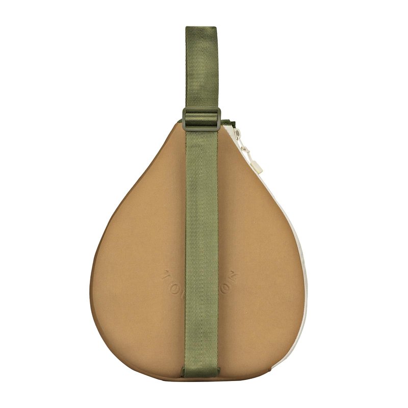 TOURBON Neoprene Padded Pickleball Paddle Sling Bag with Ball Holder Pouch, Sports Padel Racquet Pouch for Men and Women