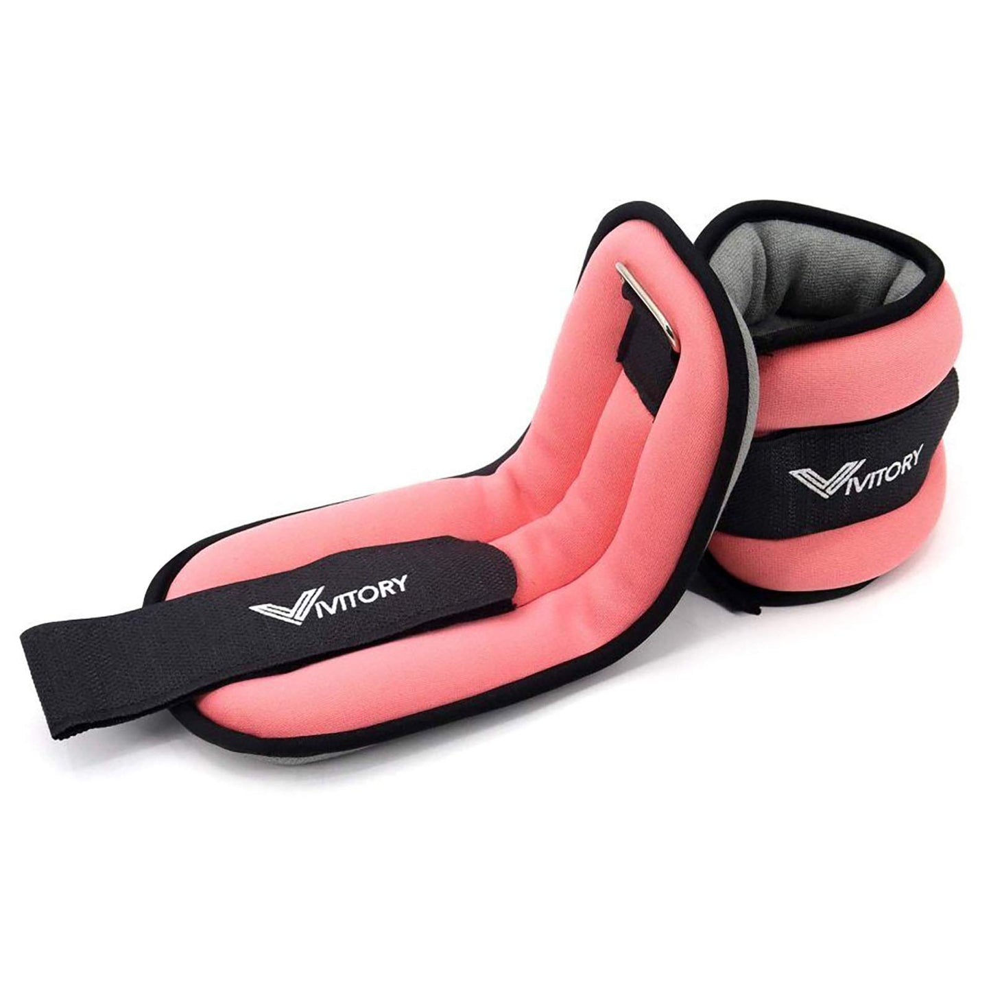Vivitory Ankle Weights for Women & Men, Leg Weights from 2.2 to 6.6 Lbs Per Pair, Arm Weights, Ankle Wrist Weights Set for Strength Training, Jogging, Gymnastics, Aerobics, Physical Therapy (1 lb each