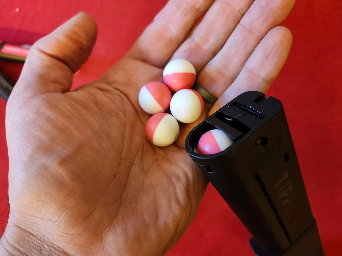 68 Cal(1% OC+4% PAVA) Pepper Balls,Nanometer Scale Ultrafine Powder,Fracture Groove Design,Laser Welding No Leakage,Pepper powder Balls,pepper Self Defense Balls,Compatible.68 Cal Pepper Ball launcher