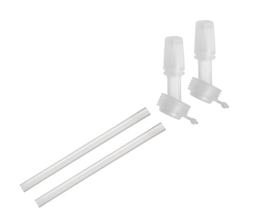 CamelBak Eddy+ Kids Replacement Bite Valves and Straws Accessory Clear, 2-Pack