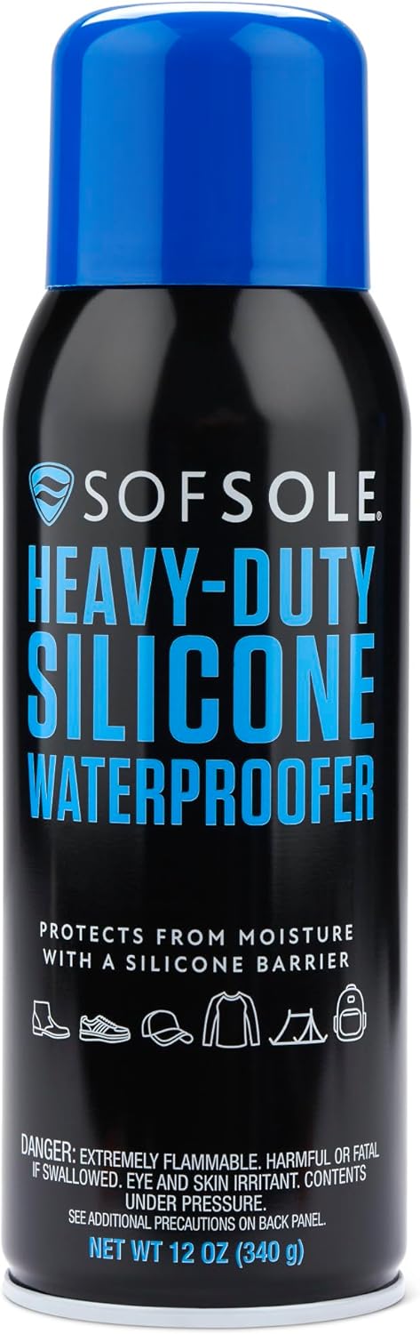 Sof Sole Silicone Waterproofer Spray - Protect Boots, Tents & Outdoor Gear | 12-Ounce Size