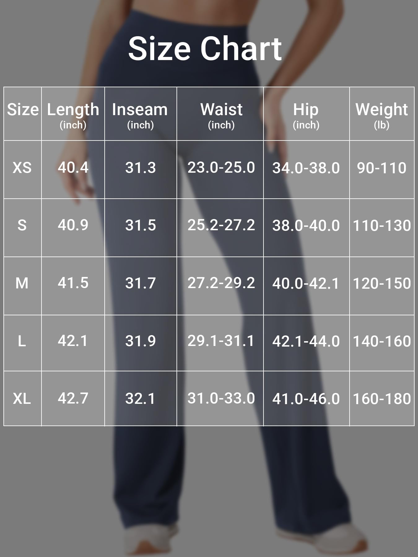 YEOREO Ease Workout Straight Leggings with Pockets Gym Yoga Pants Black L