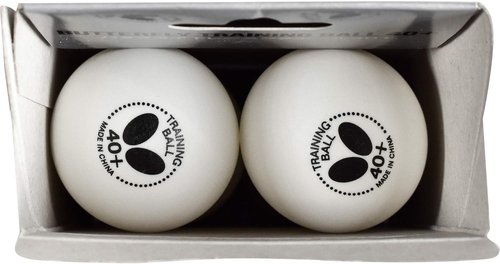 Butterfly 40+ Training Balls - High-Quality White Training Balls | Pack of 6 or 120, Comparable to Three-Star Quality