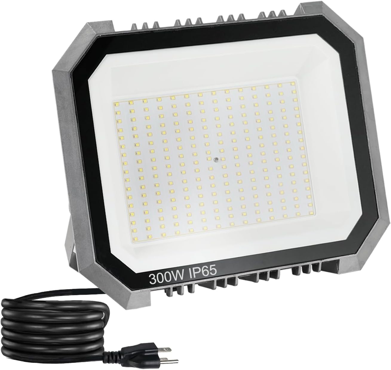 100W LED Flood Lights Outdoor - 2 Pack, 10000LM Super Bright, IP65 Waterproof for Garage, Yard & Garden