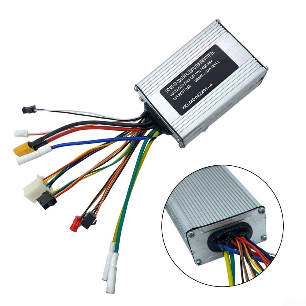 48V 18A Controller For Hitway For H5 Electric Scooter, KickScooter Metal Controller 10 Wire EScooter Repair Parts